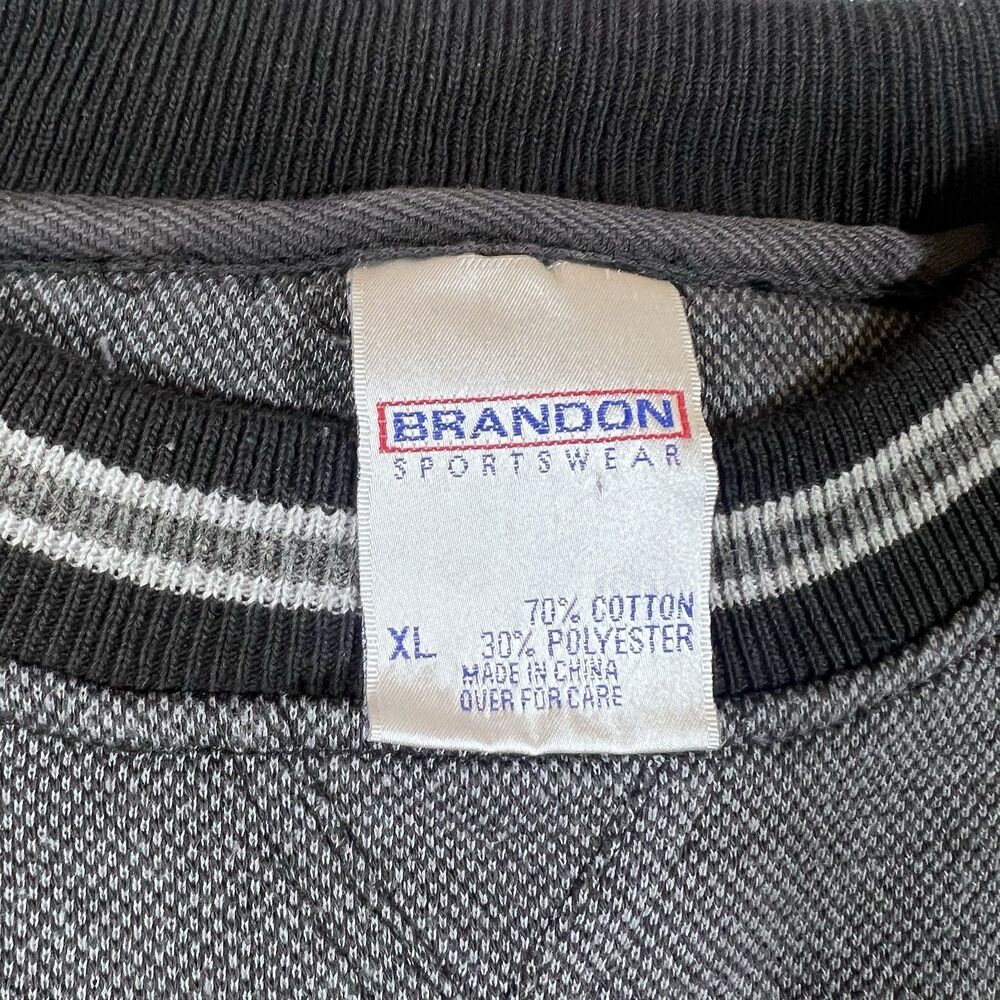 Vintage Brandon Sportswear Philadelphia Flyers Crewneck Sweater NHL Men's XL - Picture 10 of 11